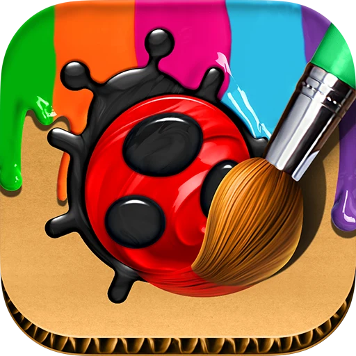 Jason's colorful Bug Art app icon