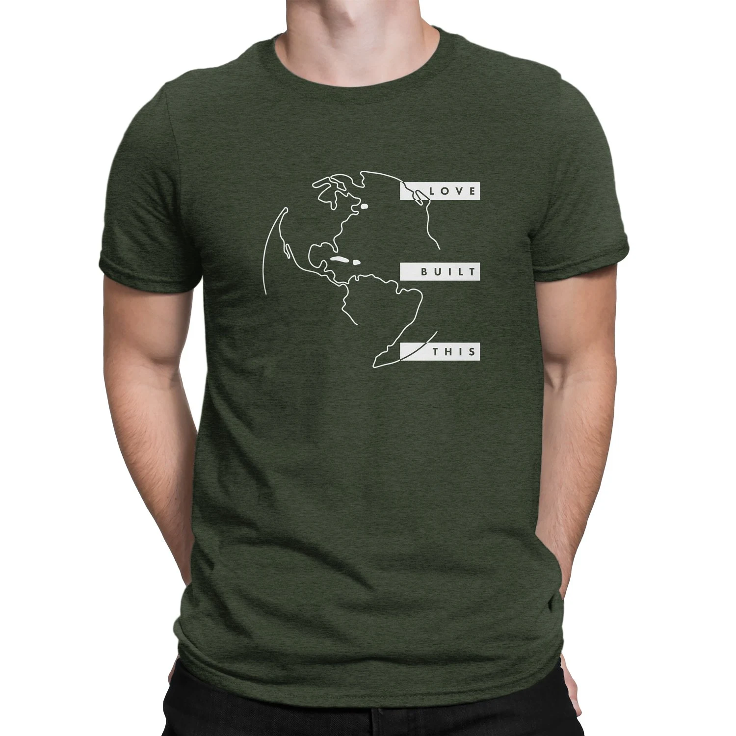 Love Built This: T-shirt design