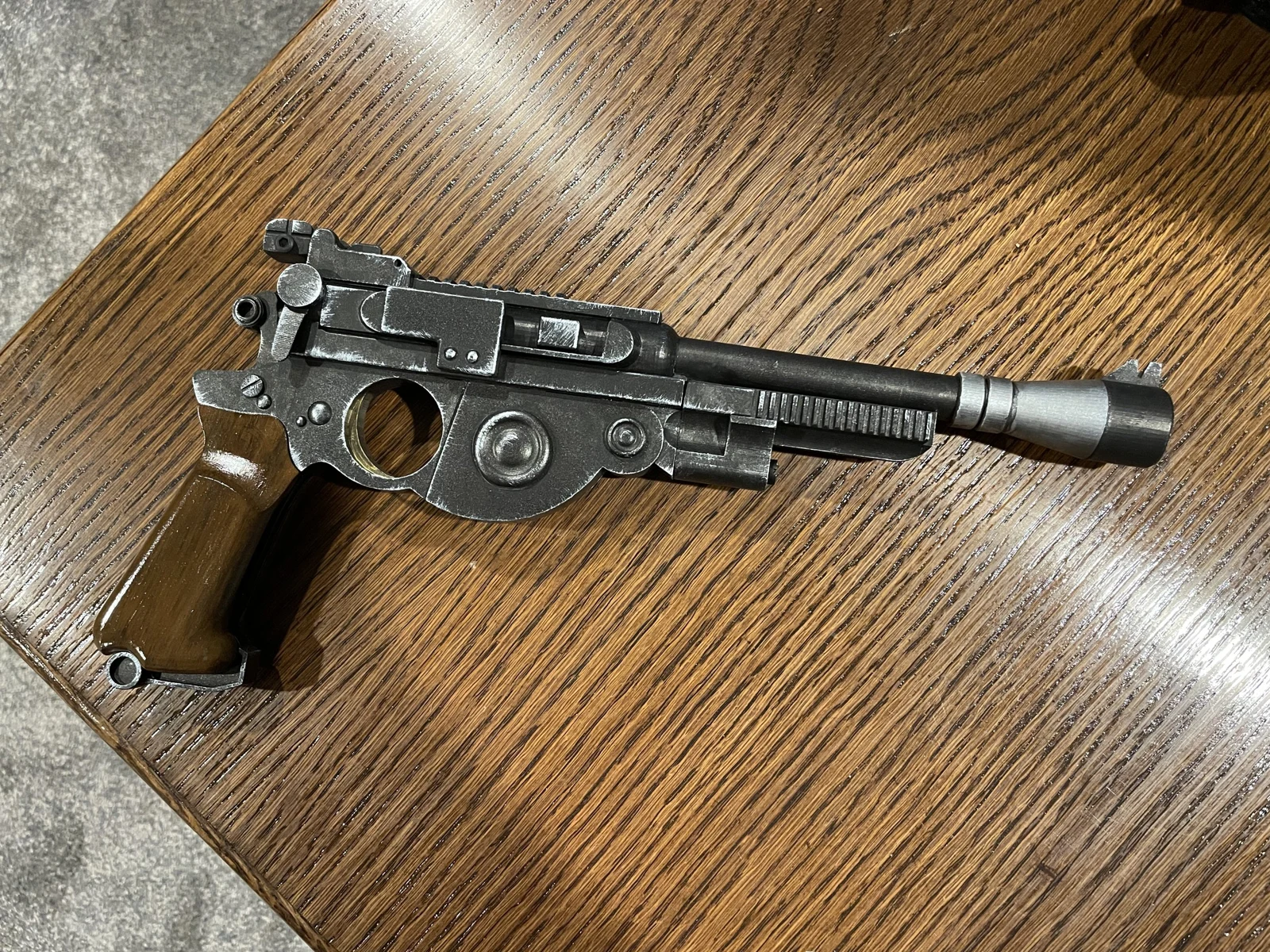 Mandalorian blaster — workshop project by Jason Luber