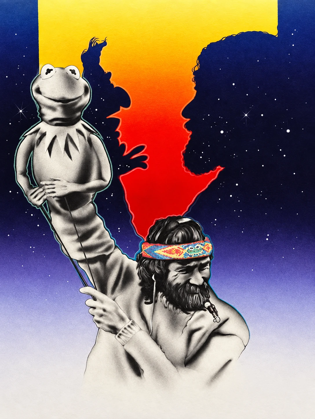 Jim Henson & Kermit — original artwork by Jason Luber