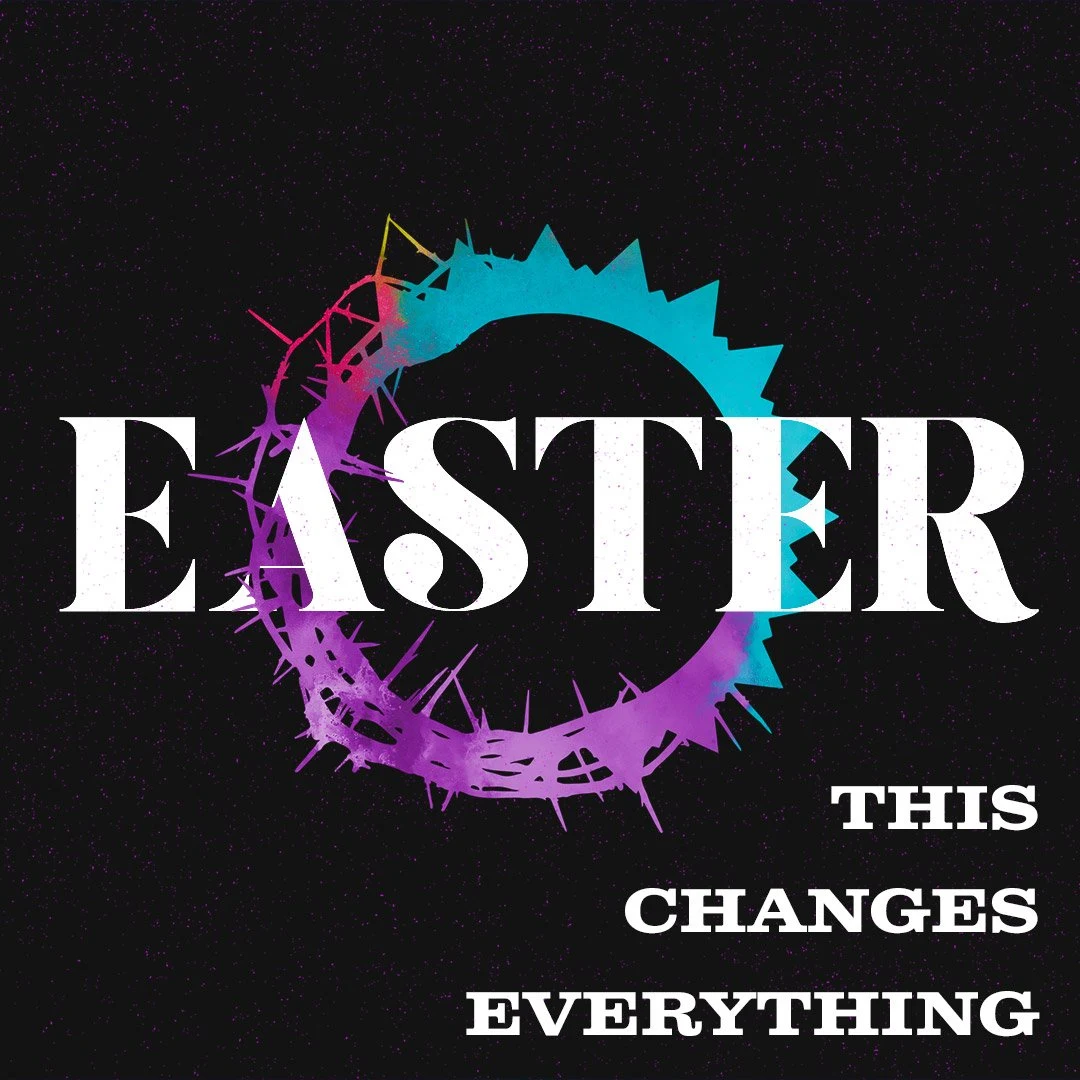 Easter Sunday social media graphic