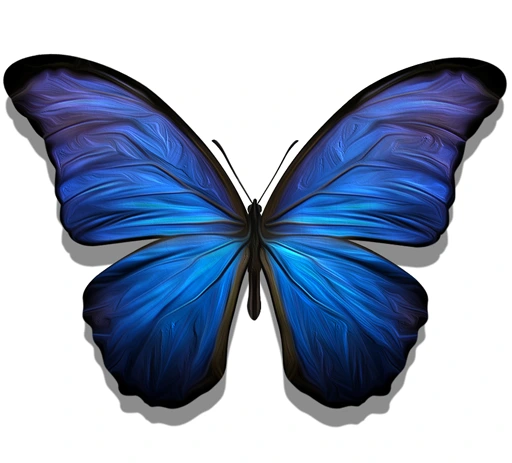 Butterfly character artwork from Bug Art